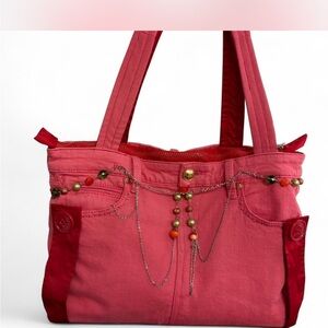 Stylish Pink Tote Bag